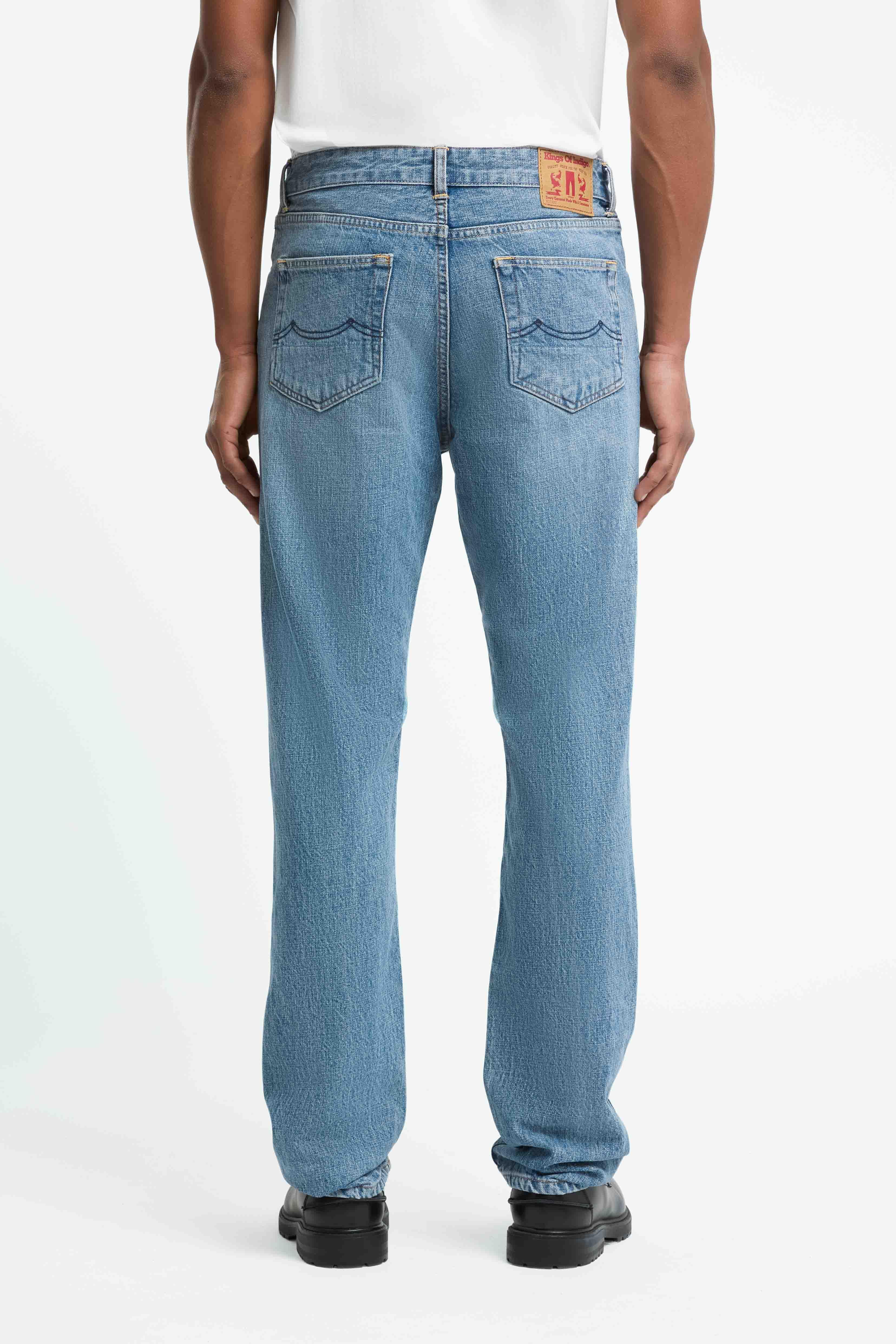 Kings of Indigo Ceky Blue Tint Arthur 5 Pocket Jeans Unsex blau
